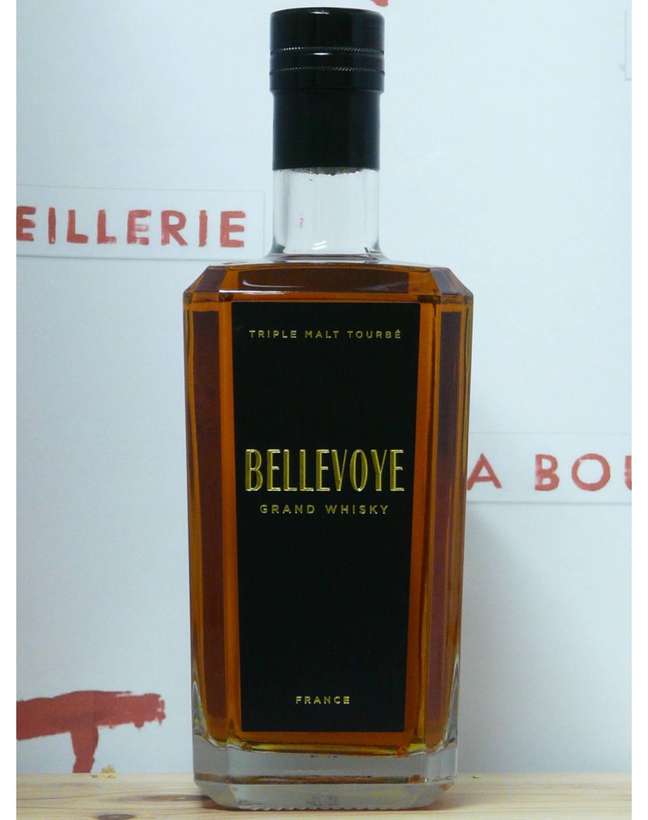 Whisky - Bellevoye - Triple Malt Tourbé - Noir
